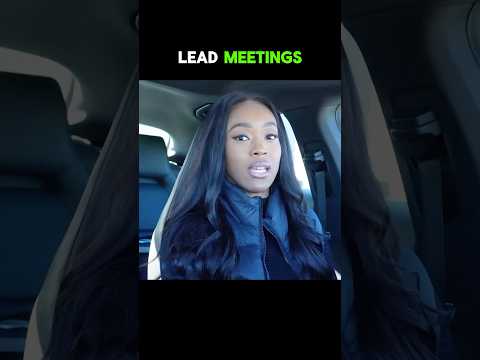 👥 Are you comfortable leading meetings?