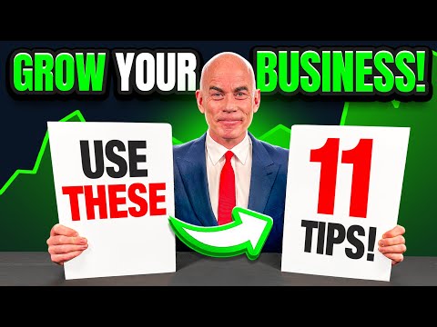 11 POWERFUL WAYS TO GROW YOUR BUSINESS! (How to GROW a BUSINESS and INCREASE PROFITS!)
