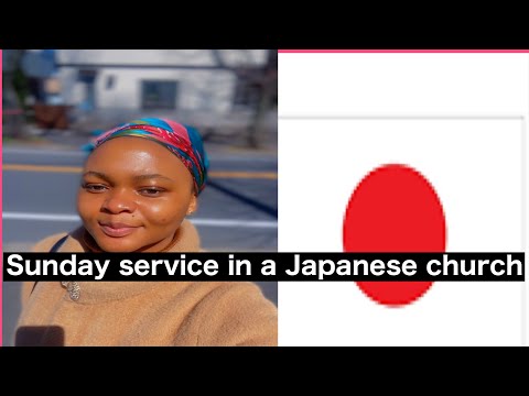 Sunday service in a Japanese church #japanese #japaneseculture #japanesefood