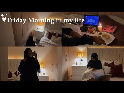 Jummah Friday in my life Vlog ⛅️ | 4am morning, Tahajjud prayer, Studying Deen, Bedroom reset.