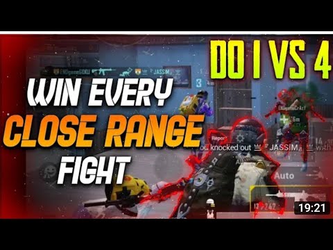 Best tips to win close range fight in pubg mobile | win every close combat like chinese pros pubgm