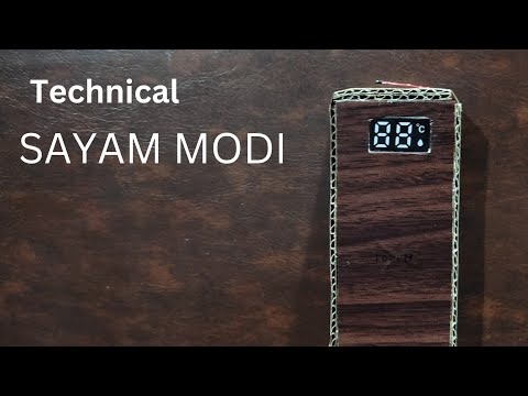 How to make a digital room temperature machine at home | Technical sayam modi.