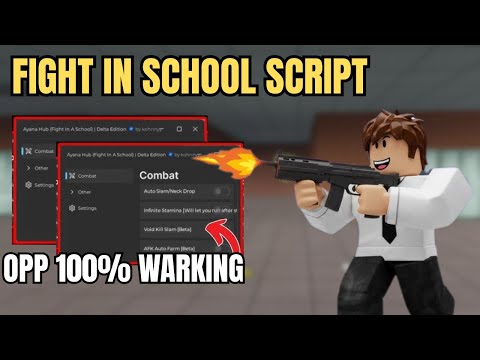 [2025] Fight In A School Script 👊 – Aimbot, ESP, Kill Aura, Hitbox & All  | PC & Mobile (No Key)