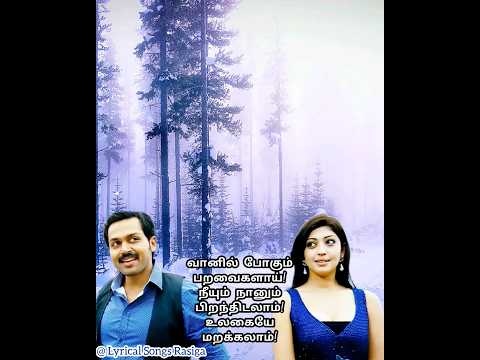 💖Vaanil Pogum Paravaikalaai🕊️- Kanavil Vaazhvathu Saathiyama😇- Manasellam❤️ Mazhaiye🌧️- Song Lyrics