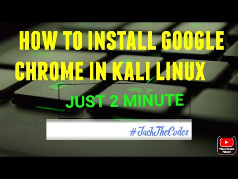 how to install google chrome in kali linux | #google chrome | #jackthecoder