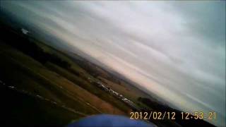 RC Phantom Jet Onboard Video - Flight then Crash and Burn!