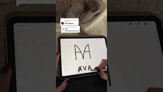 Mastering Logo Design: Create Stunning Name Logos with Procreate #LetterLogo #Procreate #ApplePencil