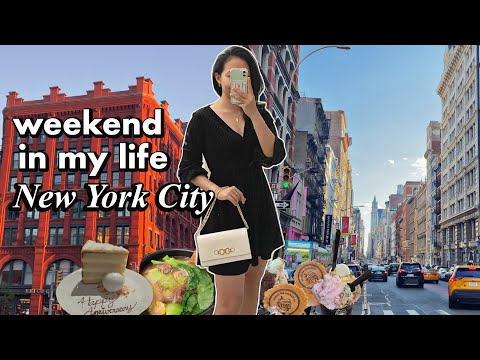 what my weekends are like | nyc vlog | SoHo, fancy dinner, morning walks