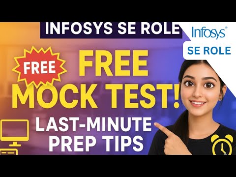 Infosys System Engineer Latest Exam Questions | Actual Questions of Infosys asked | FREE MOCK TEST🔥