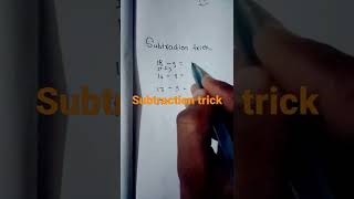 #shorts #substractiontricks #maths #mathematics
