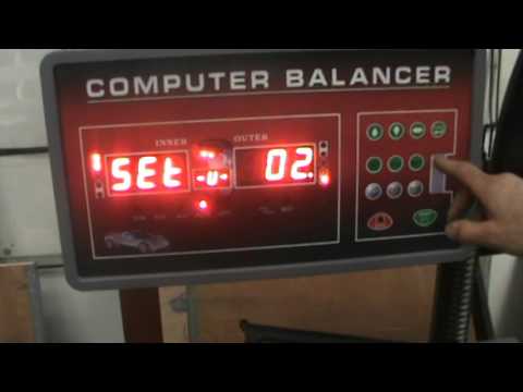 MAJOR WHEEL BALANCER CB-3550, Setting-Up