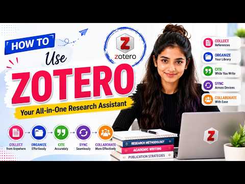 How to use Zotero | Reference Management Tool | Citation Management Tool