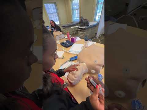 Intubation practice in PA school #students #pastudent #physicianassistant #hospital #medstudent