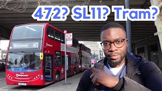 This BUS ROUTE Was Supposed To Be a TRAM! | London Bus Routes 472/SL11