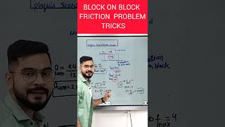 Tricks for block on block friction problem |Learn easily in 60 seconds | #shorts #ssp_sir