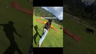 The freedom I want 🏔️❤️🥹 #travel #explorenow #newshort #bhaderwah #trending#natureshorts
