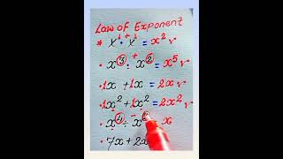 Law of Exponent #tricks #mathtricks #tricksandsolutions #shortsfeed #shortsviral #shorts #short