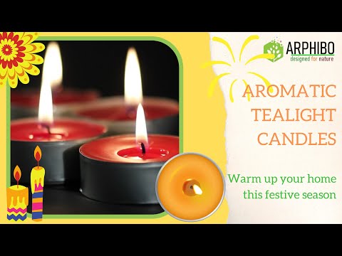 ARPHIBO Tealight Scented Candles.       #citronella #scentedcandles  #candle #mosquitorepellent