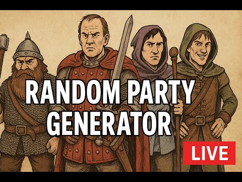 Random Party Generator Live! Tonight, Fri Jan 23 @ 8PM ET
