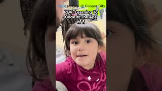 POV: Little Kids Learning To Code At The Age of 6 @Codeninjas  Cooper City #code #technology #coding