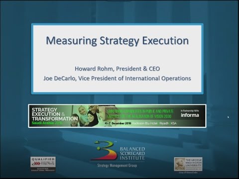Measuring Strategy Execution
