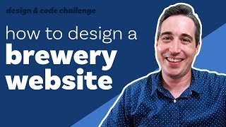 How to design a brewery website with Adobe XD