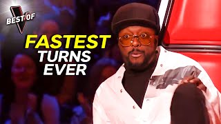 Top 10 Quickest 4-Chair Turns (The Voice Kids Edition)