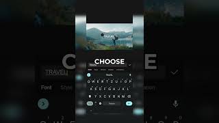 how to add text to your background #capcut #vn #mobileediting