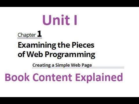 Creating a simple web page