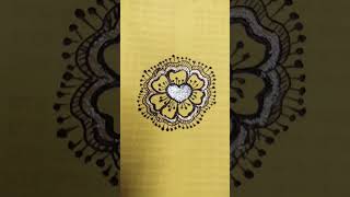 Alpona design shorts #uniquecreation #artdesgin #viralshorts