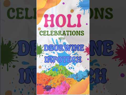 Holi Celebration with Deorwine Infotech #foryou   #holi #fun #celebration #funfriday #enjoy