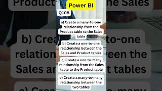 Q108:Scenario based Power BI Essential Interview Questions and Answers #powerbi  #powerbiinterview