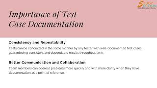 The importance of Test Case Documentation in Software Testing