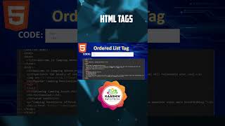List tags in HTML - web development internship - kaashiv infotech real or fake #kaashiv