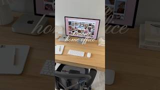 my dream home office setup ☁️✨ #homeoffice #desksetup #homeofficedecor #wfh #officetour #officesetup