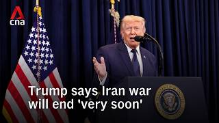 Trump says Iran war will end 'very soon'
