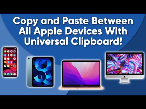 Copy and Paste between Your Apple Devices with Universal Clipboard