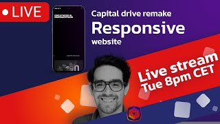 Let's create together: Responsive Capital Drive website
