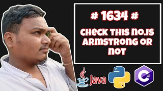 1634 Is Armstrong or not by telugu programming tutorial learning successfully