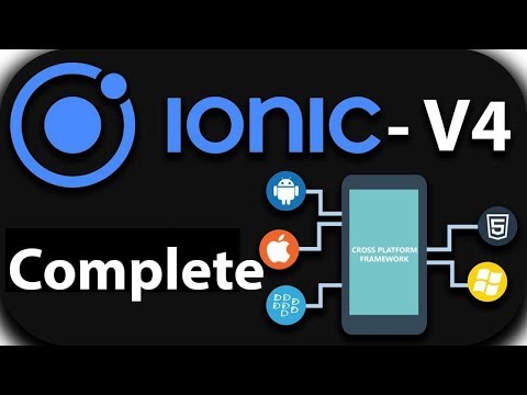 ionic 4 تعرف على كيفية إنشاء تطبيق جوالك باستخدام
