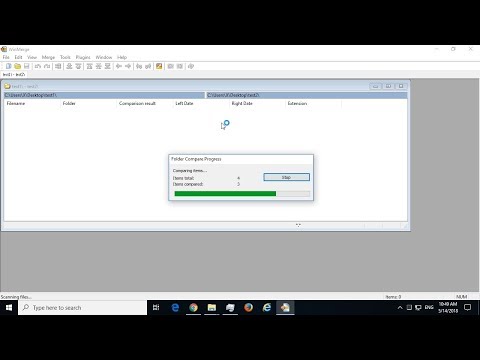 [WinMerge] Compare two folders in Windows using free WinMerge