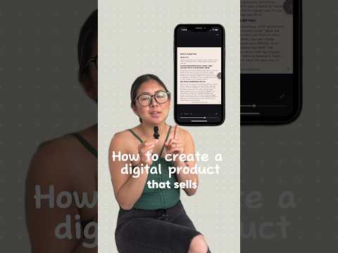 How to create a digital product that people actually want to buy #digitalproductsforbeginners