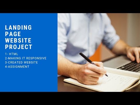 Landing Page Website Project