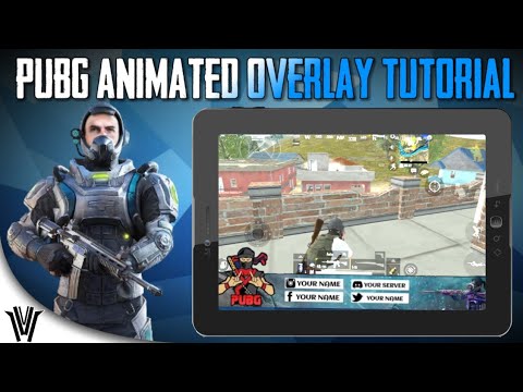 MAKE PUBG ANIMATED OVERLAY ON ANDROID||TUTORIAL||VEDITINGPRO