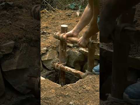 Building survival bunker like in Minecraft. #shorts