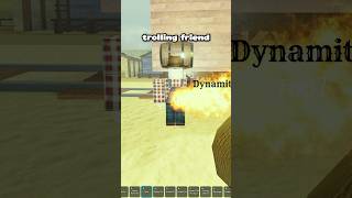 Trolling my friend with glitches in Dead Rails #deadrails #roblox