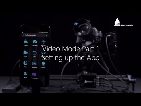 Video Part 1 - Setting up the App | English | Black Forest Motion