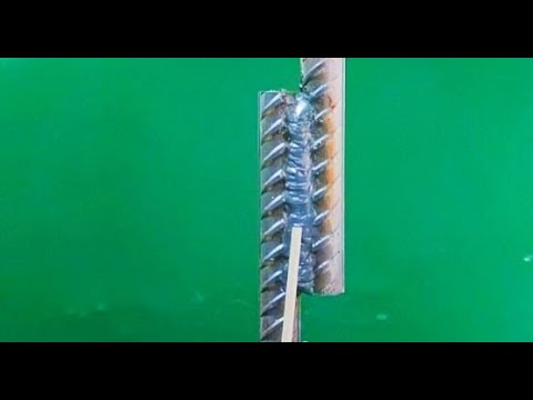 Less talked about is the welding of concrete steel bar in the 3g position