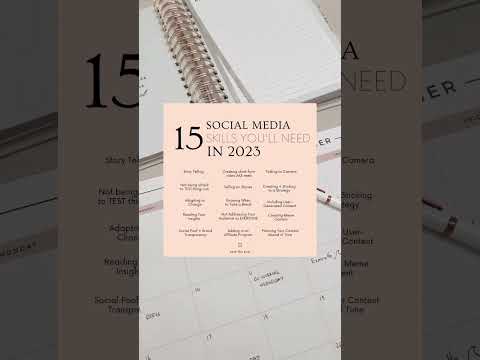 15 Social Media Skills You Need in 2023