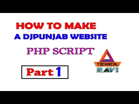 How To Make Beatuifull PHP  Song Website Scripts Very Easy Step